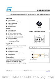 USBULC6-2N4 datasheet pdf ST Microelectronics