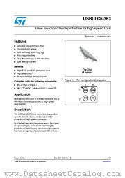 USBULC6-3F3 datasheet pdf ST Microelectronics