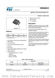 VBG08HTR-E datasheet pdf ST Microelectronics