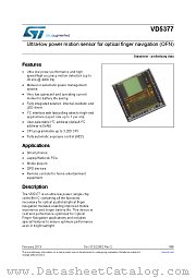 VD5377CB/UW datasheet pdf ST Microelectronics