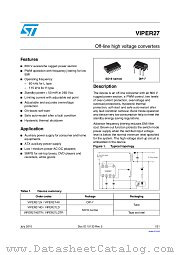VIPER27 datasheet pdf ST Microelectronics