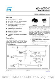 VIPER53E-E datasheet pdf ST Microelectronics