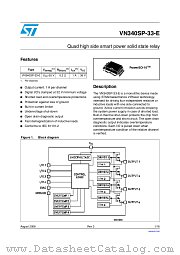 VN340SPTR-33-E datasheet pdf ST Microelectronics
