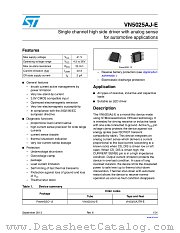 VN5025AJTR-E datasheet pdf ST Microelectronics