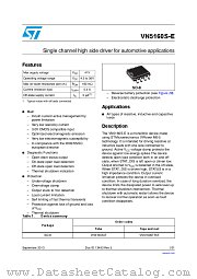 VN5160STR-E datasheet pdf ST Microelectronics