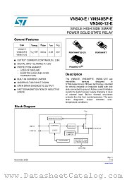 VN540SPTR-E datasheet pdf ST Microelectronics
