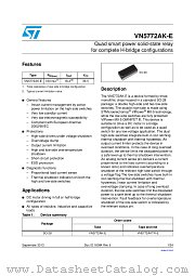 VN5772AK-E datasheet pdf ST Microelectronics