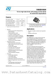 VN5E010AH datasheet pdf ST Microelectronics