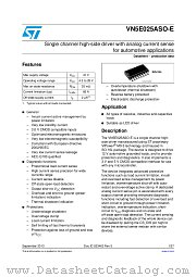 VN5E025ASOTR-E datasheet pdf ST Microelectronics