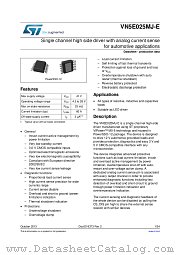 VN5E025MJTR-E datasheet pdf ST Microelectronics