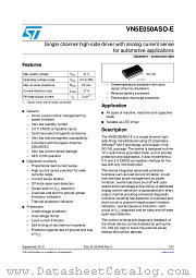 VN5E050ASOTR-E datasheet pdf ST Microelectronics