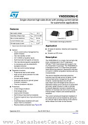 VN5E050MJTR-E datasheet pdf ST Microelectronics
