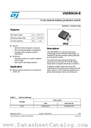 VN5R003H-E datasheet pdf ST Microelectronics