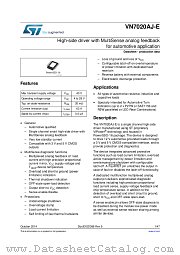 VN7020AJTR-E datasheet pdf ST Microelectronics