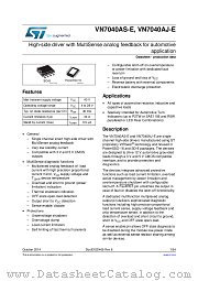 VN7040AJ-E datasheet pdf ST Microelectronics