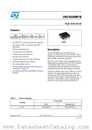 VN750SMP-E datasheet pdf ST Microelectronics