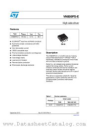 VN800PSTR-E datasheet pdf ST Microelectronics
