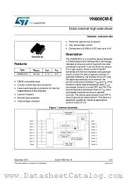 VN808CMTR-E datasheet pdf ST Microelectronics