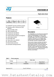 VN920DB5TR-E datasheet pdf ST Microelectronics