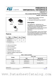 VNB35NV04TR-E datasheet pdf ST Microelectronics