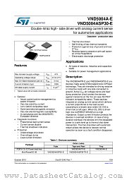 VND5004ATR-E datasheet pdf ST Microelectronics