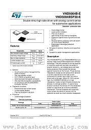 VND5004BSP30-E datasheet pdf ST Microelectronics