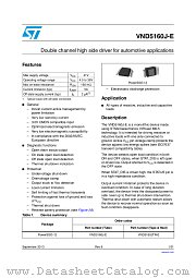 VND5160J-E datasheet pdf ST Microelectronics