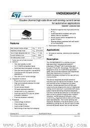 VND5E008ASP-E datasheet pdf ST Microelectronics