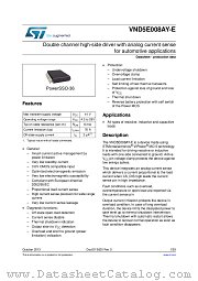 VND5E008AY-E datasheet pdf ST Microelectronics