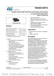 VND5E012MY-E datasheet pdf ST Microelectronics
