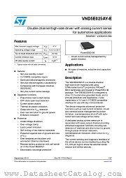 VND5E025AYTR-E datasheet pdf ST Microelectronics
