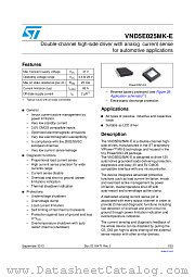 VND5E025MKTR-E datasheet pdf ST Microelectronics