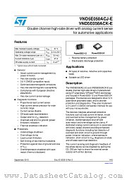VND5E050ACKTR-E datasheet pdf ST Microelectronics