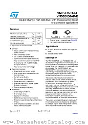 VND5E050AJTR-E datasheet pdf ST Microelectronics