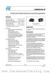 VND5E160JTR-E datasheet pdf ST Microelectronics