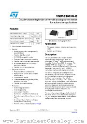 VND5E160MJTR-E datasheet pdf ST Microelectronics