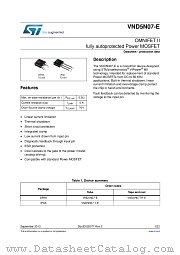 VND5N07TR-E datasheet pdf ST Microelectronics