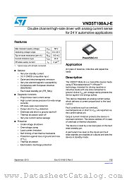 VND5T100AJTR-E datasheet pdf ST Microelectronics