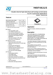 VND5T100LAS-E datasheet pdf ST Microelectronics