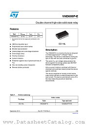 VND600P-E datasheet pdf ST Microelectronics