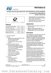 VND7020AJ-E datasheet pdf ST Microelectronics