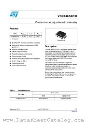 VND830ASPTR-E datasheet pdf ST Microelectronics