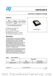 VNH7013XPTR-E datasheet pdf ST Microelectronics