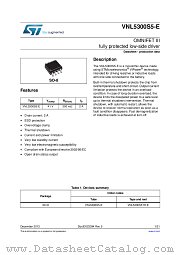 VNL5300S5TR-E datasheet pdf ST Microelectronics