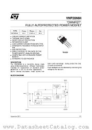 VNP28N04-E datasheet pdf ST Microelectronics