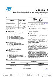 VNQ5050AK-E datasheet pdf ST Microelectronics