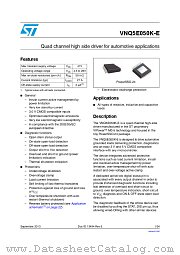 VNQ5E050K-E datasheet pdf ST Microelectronics
