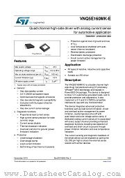 VNQ5E160MKTR-E datasheet pdf ST Microelectronics