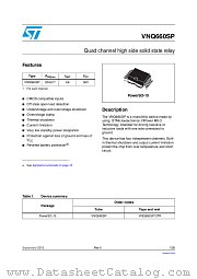 VNQ660SP-E datasheet pdf ST Microelectronics