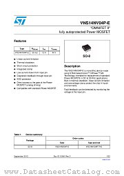 VNS14NV04PTR-E datasheet pdf ST Microelectronics